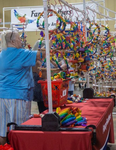 Gulf Coast Exotic Animal Expo Bird Toy Vendor
